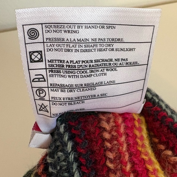 The Scarf Company Made In Scotland, 100% Lambswool Multicolored Beanie, OS, NWT - Picture 5 of 9